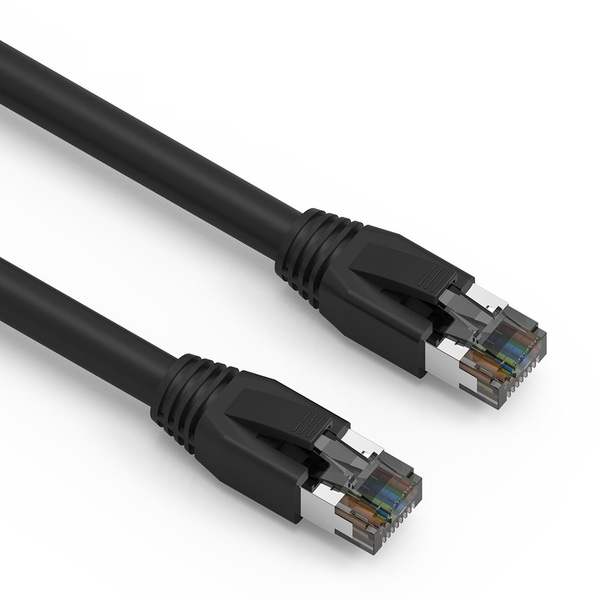 Bestlink Netware CAT8 S/FTP Ethernet Network Cable 24AWG 2GHz 40G- 10ft- Black 100358BK
